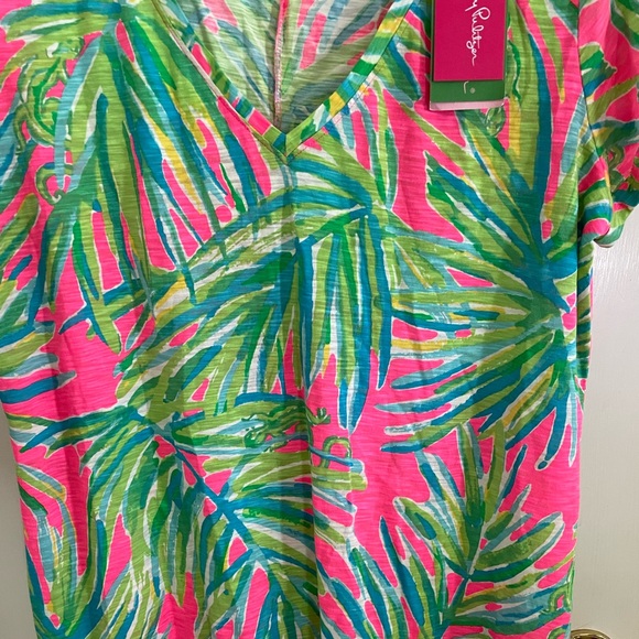 LILLY PULITZER Jessica Dress NWT Size Large Tiki Pink - Picture 8 of 11